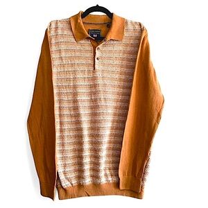 Guide London 💯%Cotton Polo Sweater Size M